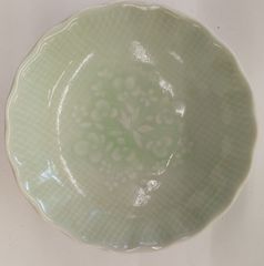 有田焼 華峰 小皿４枚　青磁盛皿