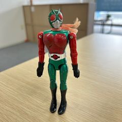 当時物 ポピー 仮面ライダー スカイライダー ソフビ 約28cm 面着脱