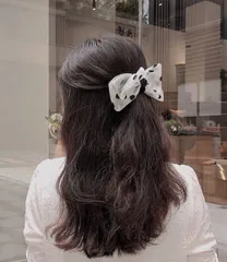 お団子ヘアメーカー お団子ヘアアレンジ パール ちょう結び  ヘアアクセサリー