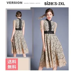 ワンピース レディース 長袖 ワンピース ノースリーブ レースワンピ 可愛い オシャレ長袖 ワンピース 春秋物 送料無料