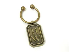 ■美品■ HARRY WINSTON ハリーウィンストン キーリング キーホルダー バッグチャーム ゴールド系 FQ0001のサムネイル