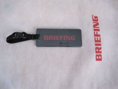 新品未使用未開封 BRIEFING ブリーフィング ネーム プレート 赤 ゴルフ