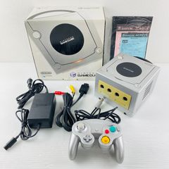 【美品】ゲームキューブ 本体 シルバー 箱付き 任天堂 NINTENDO GAMECUBE シルバー ゲームキューブ本体 - 最