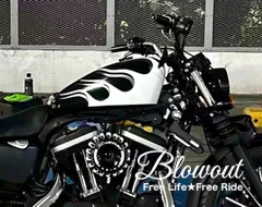 サイモンカスタム タンクカバー　ハーレースポーツスター XL1200Xなど タンク半額＆交換10秒！？SIMON CUSTOMS（サイモンカスタムズ