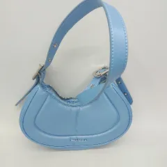 ◇ Θ CHARLES & KEITH　チャールズ＆キース ミニサイズ 半月型 2way ハンドバッグ ライトブルー系 レディース E  【1507160024932】