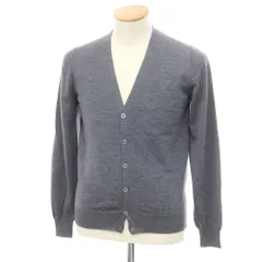 【中古】グランサッソ GRAN SASSO ハイゲージ ウール カーディガン グレー【サイズ44】【メンズ】のサムネイル