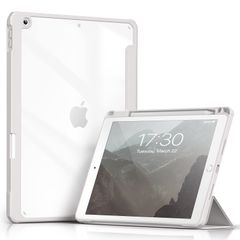 【人気商品】第9/8 /7世代 2021 ケース 2020 2019 ケース 透明バックカバー iPad ペン収納 三つ折スタンド iPad オートスリープ機能 軽量 インチ 薄型 10.2 傷つけ防止 PU合成レザー 9世代 TPU (モデル番号A2602、
