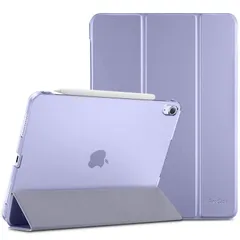 【数量限定】Air 第5世代 Air / 第4世代 ケース / 軽量 スタンド 三つ折り iPad フォリオ保護ケース 半透明バックカバー iPad Apple Pencil 2対応 (2024) 対応端末：iPad Air 11インチ 11インチ M2 (2
