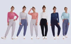 スポーツウェア  ヨガウェア   フィットネス 上下セット 吸汗速乾 ストレッチ