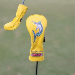 【新品1点】かわいいマルボンフェアウェイウッド用 FW ゴルフヘッドカバー黄色