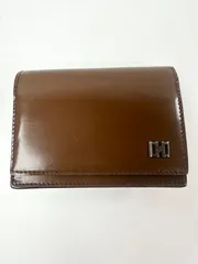 【中古品】Salvatore Ferragamo フェラガモ 名刺入れ カードケース ブラウン SA