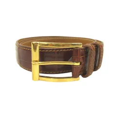 未使用　jm weston ベルト　ブラウン　ゴールドバックル　70 未使用 jm weston ベルト ブラウン ゴールドバックル 70 未使用