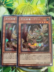 遊戯王 憑依装着-アウス　絵違いシークレット2枚セット