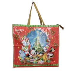 Disney ビニールバッグ 大 東京ディズニーシー ディズニーランド Christmas 2017 ファスナー開閉 外側：オープンポケット×2 52×48×20(cm) 

NT ABランク