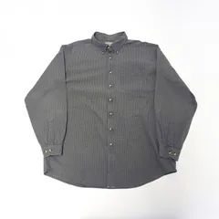 【最終値下げ SALE】L.L.Bean エルエルビーン 長袖シャツ チェック柄 ブルーグレー×イエロー系 XL　B202507