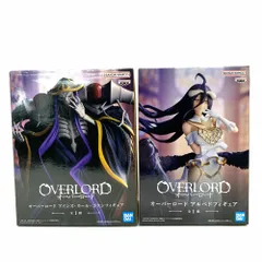 04w1714△【未開封】オーバーロード  フィギュア 2点セット アルベド / アインズ・ウール・ゴウン【中古品】