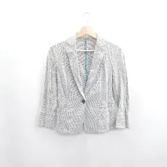 ◇ ⊂ COMME CA ISM コムサイズム 薄手　長袖 ジャケット サイズ 9 ブラック系 レディース E  【1412260020305】