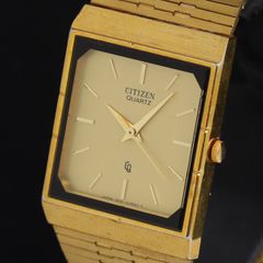 ff494 CITIZEN(シチズン) t4-g02778 ゴールド レクタン - メルカリ