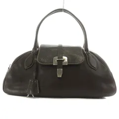 プラダ PRADA ボウリングバッグ ハンドバッグ ボストンバッグ レザー 茶 ブラウン BR0643 /AN15 ■OHのサムネイル