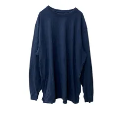 Carhartt 長袖 プリントTシャツ XL ネイビー カーハート プルオーバー オリジナルフィット ロンT 古着卸 アメリカ仕入 a706-5440