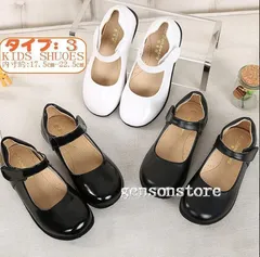 子供 靴 フォーマルシューズ パンプス 黒 白 エナメル靴 女の子 ワンストラップ 結婚式 ドレスシューズ フォーマル靴 発表会 七五三 卒業式 入学式
