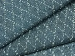 平和屋着物＊夏物　小紋　紗　幾何学文様　正絹　逸品　AAAX5417fy