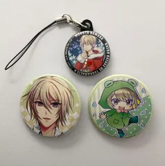 【まとめ売り】 カエル畑DEつかまえて 葉村椋人 缶バッジ 缶ストラップ 3点セット