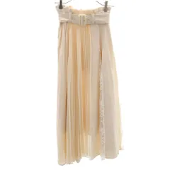 スナイデル ロング丈 プリーツスカート F ベージュ SNIDEL SWFS191122 レディース