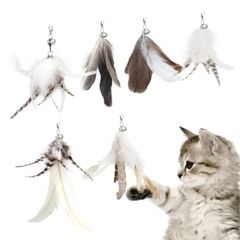 天然羽 交換用 羽 原色 ねこじゃらし 猫おもちゃ SONGWAY