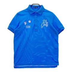サイズ：L 23区GOLF ニジュウサンクゴルフ  半袖ポロシャツ  ブルー系 [240101218777]# ゴルフウェア メンズ