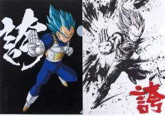 【中古】クリアファイル 超サイヤ人ゴッド超サイヤ人ベジータ A4クリアファイルセット(2枚組) 「一番くじ ドラゴンボール ～サイヤ人、ここに極まれり～」 H賞