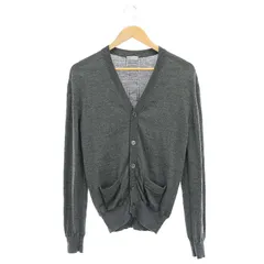 ディオールオム Dior HOMME 08AW クリスヴァンアッシュ クリス期 ニット カーデガン Vネック ポケット ウール 長袖 グレー /ES ■GY18のサムネイル