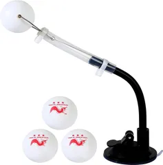 akindou 卓球 ピンポン 練習 マシーン 角度自在アーム 採用 カット ドライブ チキータ スピン効果が目で確認できる(吸盤固定式)