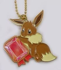 [중고] 키홀더 마스코트 (캐릭터) 이브이 메탈 매력 [이치 반 쿠지 Pokemon EIEVUI & CRYSTAL DROPS] G상