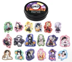 【中古】シール・ステッカー(キャラクター) 集合 缶入りフレークシール 「鬼滅の刃×ufotable cafe DINING ハッピーハロウィン 第2弾」
