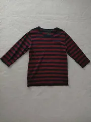 NANO UNIVERSE ナノユニバース ボーダーカットソー 七分袖