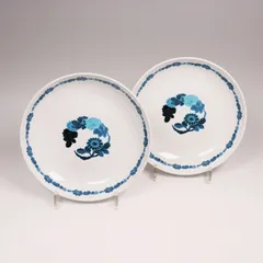 希少品】スポード ☆LANCASTER COBALT☆パーティプレート