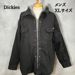 Dickies ディッキーズ　00s  ワークジャケット　フード付き　ブラック　XLサイズ　【B-2】