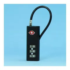 【新品・7営業日以内発送】aiai 4529931311321 IB－101 TSAワイヤーロック 黒 本体幅19mm ｜在庫あり