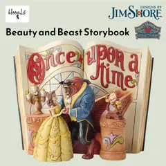 ディズニー プリンセス 美女と野獣 ストーリーブック ジムショア キャラクターグッズ フィギュア ベル アンティーク レトロ Beauty and Beast Storybook ディズニートラディション JIM SHORE 正規輸入品 ギフト プレゼント