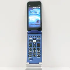 【美品】au かんたん携帯KYF41 ブルー 付属品付き KYOCERA KYF41 かんたんケータイ ロイヤルブルー SIMフリー 中古