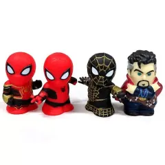 【中古】トレーディングフィギュア 全4種セット フィンガーパペット 「Happyくじ MARVEL スパイダーマン：ノー・ウェイ・ホーム」 C賞
