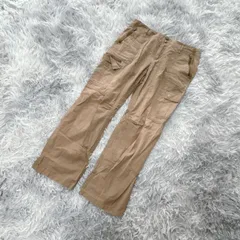 【良品】Eddie bauer  エディーバウアー  カーゴパンツ  コットン100%  (F)  カジュアル  ストリート  メンズ  茶系  ブラウン【送料無料】