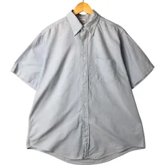 古着 80~90年代 ブルックスブラザーズ Brooks Brothers Est.1818 半袖 ボタンダウンシャツ USA製 メンズL相当/eaa547430