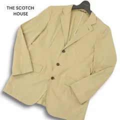 THE SCOTCH HOUSE スコッチハウス 通年★ ストライプ アンコン テーラード ジャケット Sz.M メンズのサムネイル