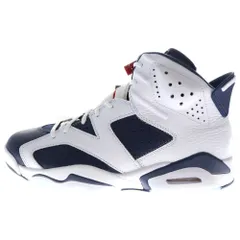 NIKE (ナイキ) AIR JORDAN 6 RETRO OLYMPIC 2024 CT8529-164 エアジョーダン 6 レトロ オリンピック スニーカー ホワイト/ネイビー US9/27.0cm