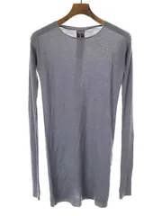 Rick Owens リックオウエンス 10SS クルーネックカシミヤニットセーター グレー Lのサムネイル