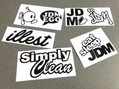 【カラー選択可能】  USDM お得 ステッカー セット 010  通常サイズ JDM ego 送料無料