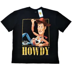 トイ・ストーリー　Tシャツ　M 実寸XLくらい　黒　ウッディ　ピクサー　新品 *