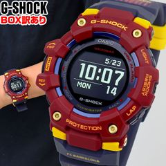 BOX訳あり CASIO Gショック GBD-100BAR-4 海外 メンズ 腕時計 時計 デジタル 限定モデル FCバルセロナ Matchdayコラボ G-SQUAD ジースクワッド Bluetooth モバイルリンク